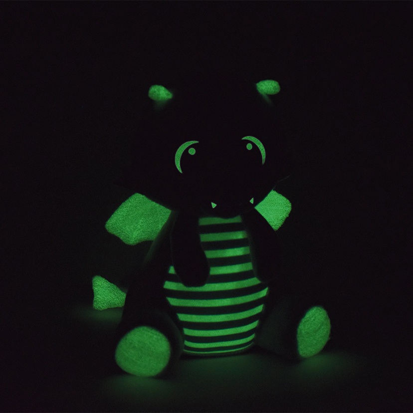 Leon de Draak Soft toy Glow in the Dark - ± 21 cm - Plush