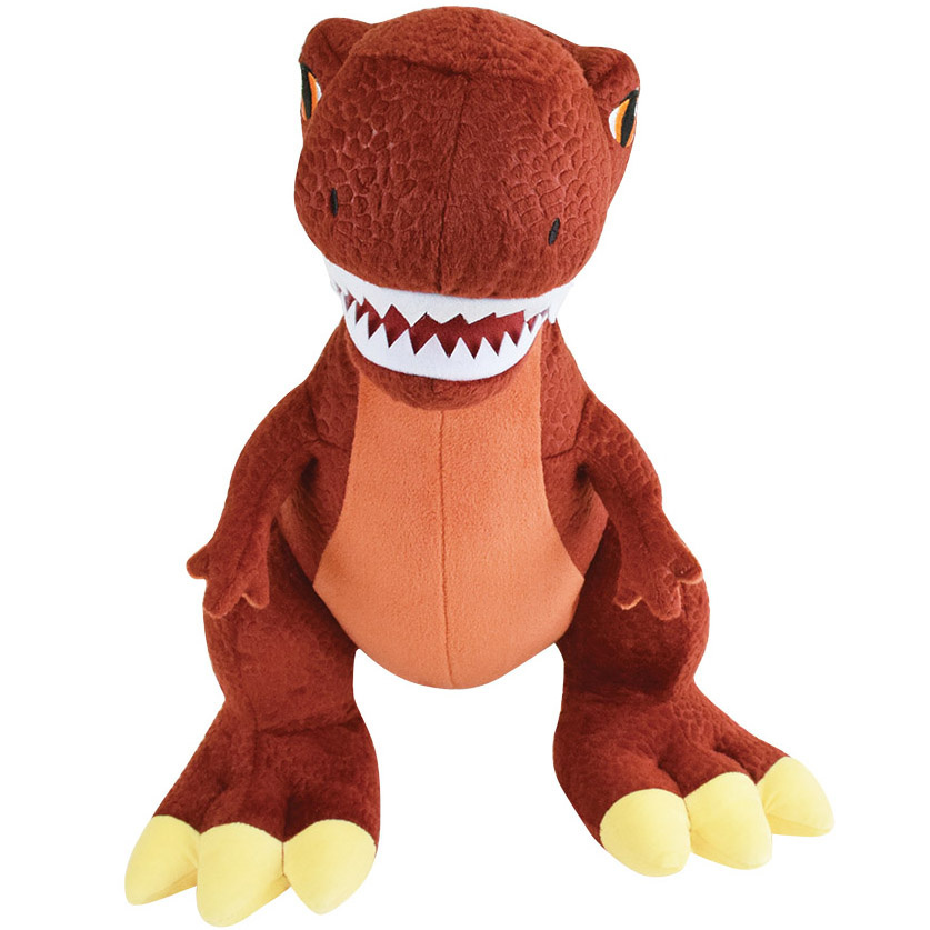 Dinosaurus Knuffel Tyrannosaurus - ± 45 cm - Rood