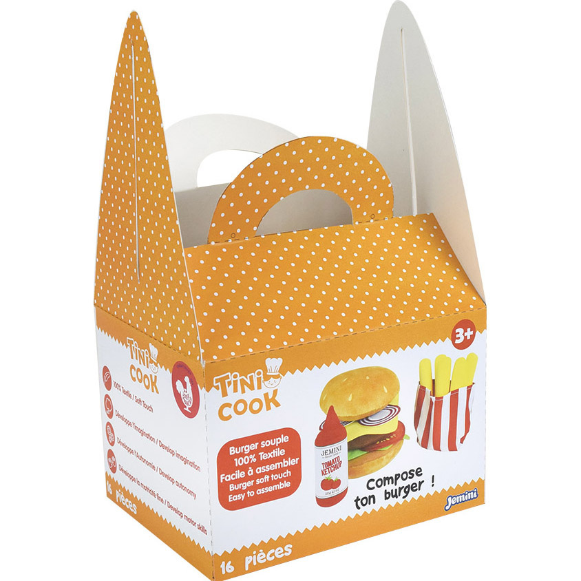 Jemini Tini Cook Burger menu - 16 pieces - Plush