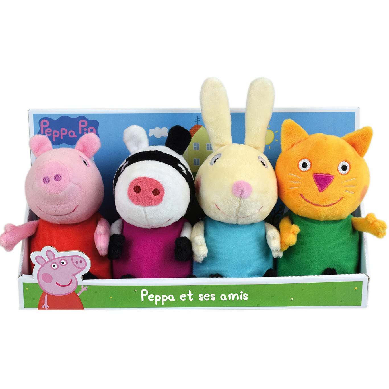 Peppa Pig Soft toys Friends (set of 4) - ± 17 cm - Plush