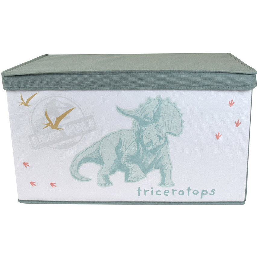 Jurassic World Toy box Foldable, Triceratops - W 56.5 x D 36 cm x H31 cm