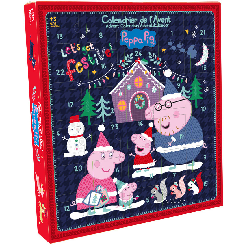 Peppa Pig Advent calendar (35 pcs.) - 39 x 36 x 6 cm - Div.