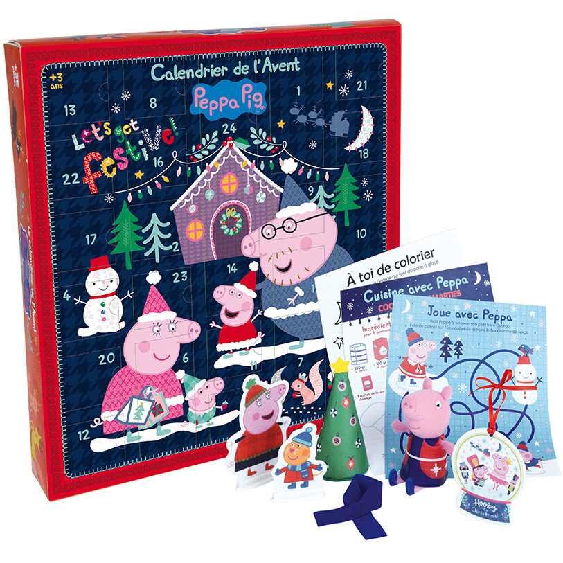 Peppa Pig Advent calendar (35 pcs.) - 39 x 36 x 6 cm - Div.