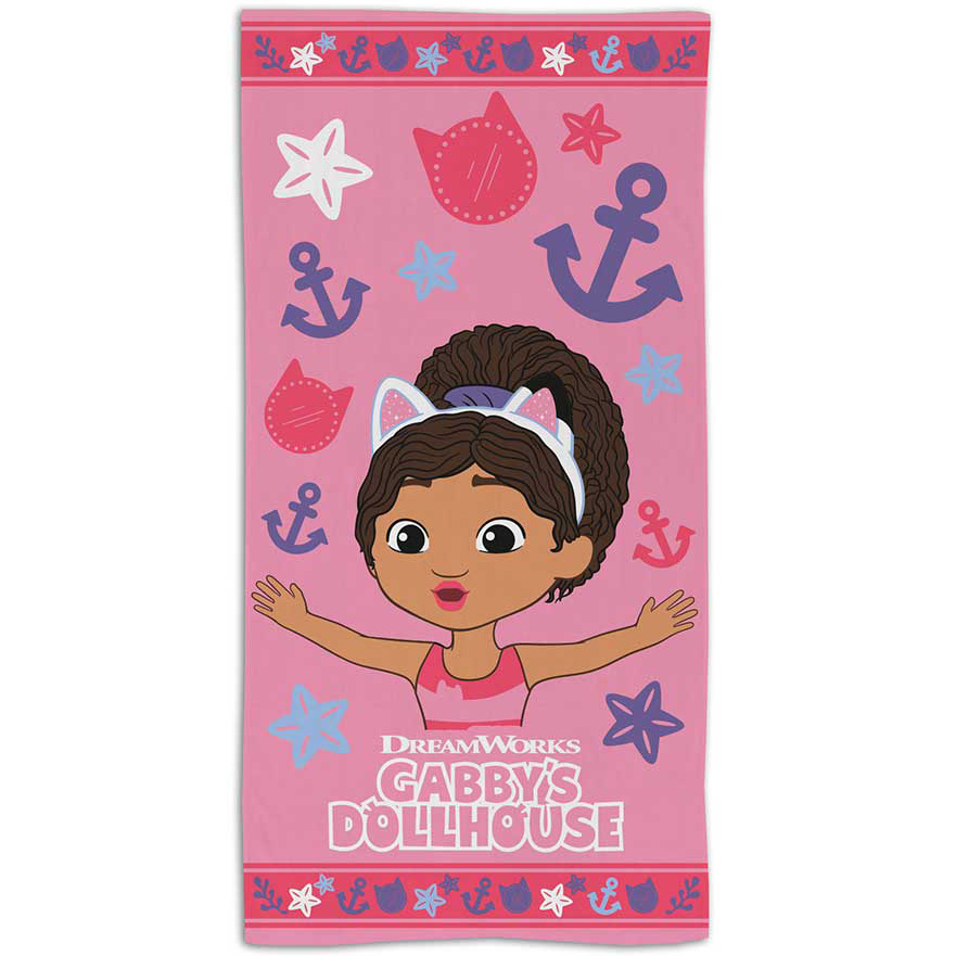 Gabby's poppenhuis Beach towel 70 x 140 cm - Polyester