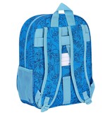 Disney Lilo & Stitch Backpack, True Blue - 34 x 26 x 11 cm - Polyester