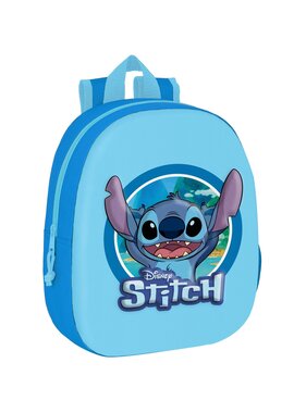 Disney Lilo & Stitch Backpack 3D True Blue33 x 27 cm Polyester