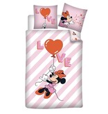 Disney Minnie Mouse Dekbedovertrek Love Balloon - Eenpersoons - 140 x 200 cm - Katoen