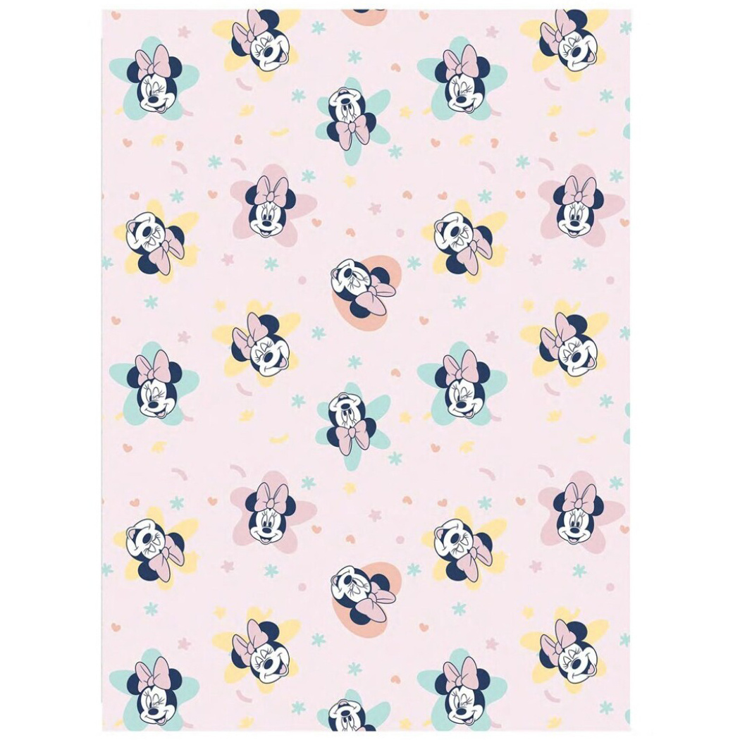 Disney Minnie Mouse Fleece plaid Stars - 110 x 150 cm - Polyester