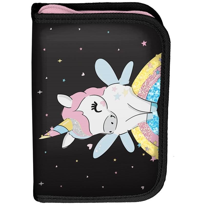 Unicorn Filled Pouch, Dream Big - 19.5 x 13 x 3.5 cm - 22 pcs. -Polyester