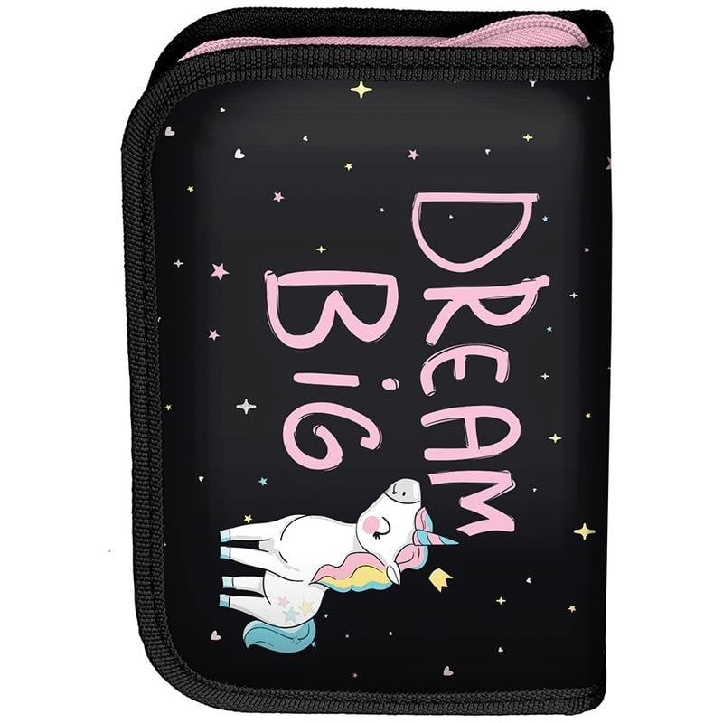 Unicorn Filled Pouch, Dream Big - 19.5 x 13 x 3.5 cm - 22 pcs. -Polyester