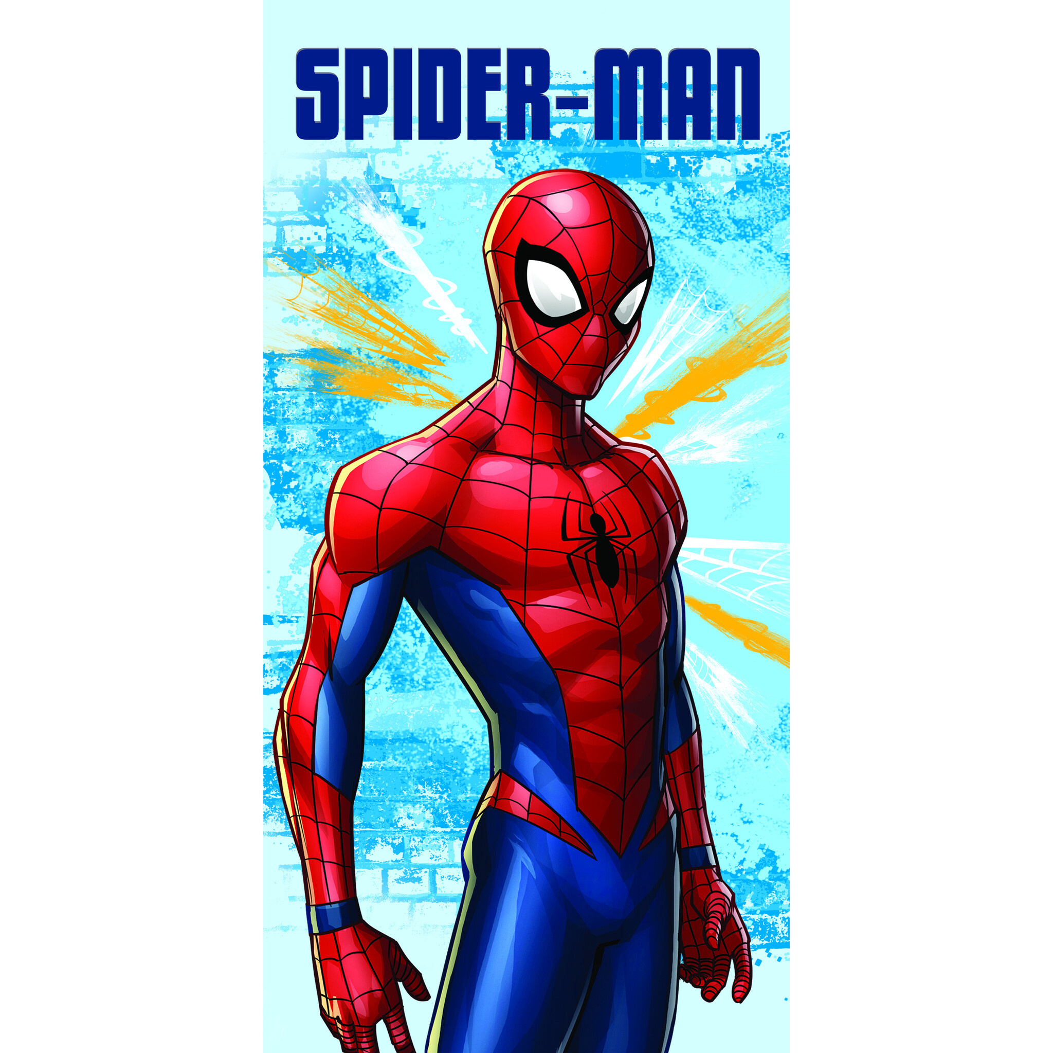 Spiderman Beach towel, Web - 70 x 140 cm - Cotton