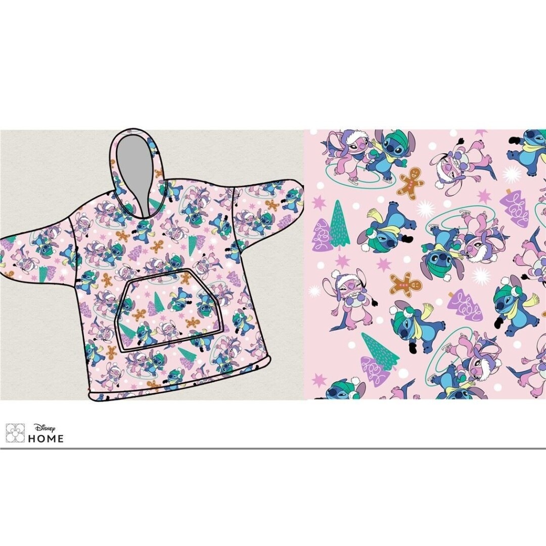 Disney Lilo & Stitch Hoodie Fleece Blanket - Adult - One Size