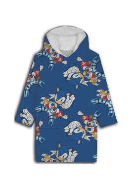 Sonic Hoodie Fleece blanket Blue Wonder - Child (One Size)