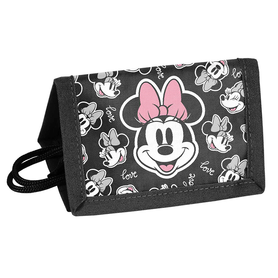 Disney Minnie Mouse Wallet, Smile - 12 x 8.5 cm - Polyester
