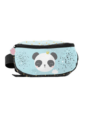 Panda Heuptasje, Glitter 24 x 13 cm Polyester