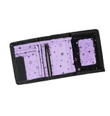 BeUniq Wallet, Stars - 12 x 8.5 cm - Polyester