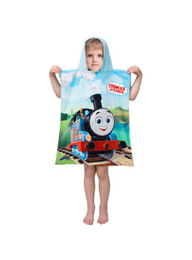 Thomas de Trein Poncho / Bathcape Tank Engine 50 x 115 Cotton