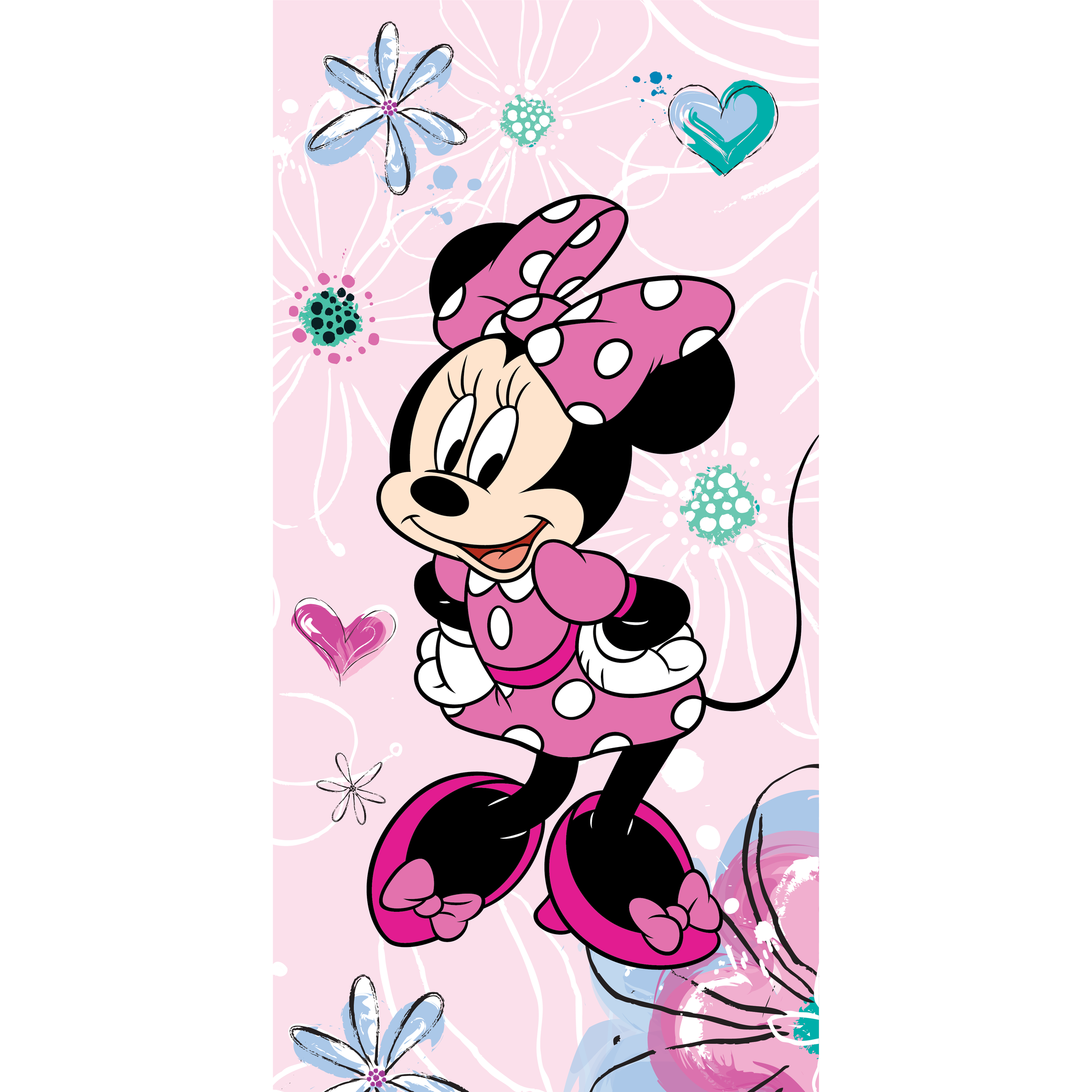 Disney Minnie Mouse Beach towel Beauty - 70 x 140 cm - Cotton