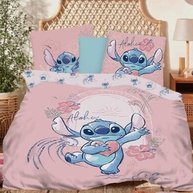 Disney Lilo & Stitch Duvet cover Heart - Single - 140 x 200 - Cotton