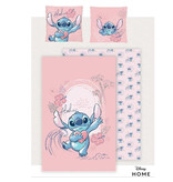 Disney Lilo & Stitch Dekbedovertrek Heart - Lits Jumeaux - 240 x 220 + 2x 65 x 65 cm - Katoen