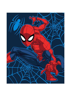Spiderman Fleece plaid Web 130 x 160 cm Polyester