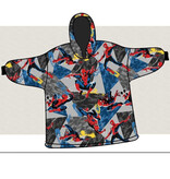 Spiderman Hoodie Fleece blanket, Jump - Child (One Size) - Polyester