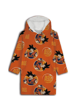 Dragon Ball Z Hoodie Fleece Deken Warrior Volwassen (One Size)