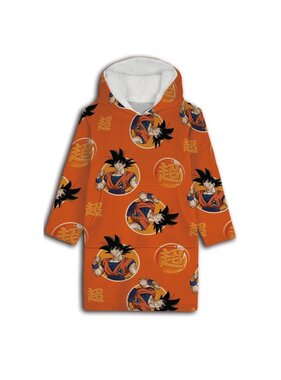 Dragon Ball Z Hoodie Fleece deken Warrior - Kind  (One Size) Polyester
