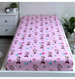 Disney Minnie Mouse Fitted sheet Flowers - Single - 90 x 190/200cm - Cotton