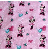 Disney Minnie Mouse Hoeslaken Flowers - Eenpersoons - 90 x 190/200cm - Katoen