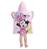 Disney Minnie Mouse Poncho / Badcape Pink Bow - 50 x 115 cm - Katoen