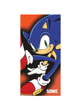 Sonic Strandlaken Comic  70 x 140 Katoen