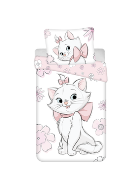 Disney Aristocat Dekbedovertrek Bloemen 140 x 200 + 70 x 90 cm Katoen