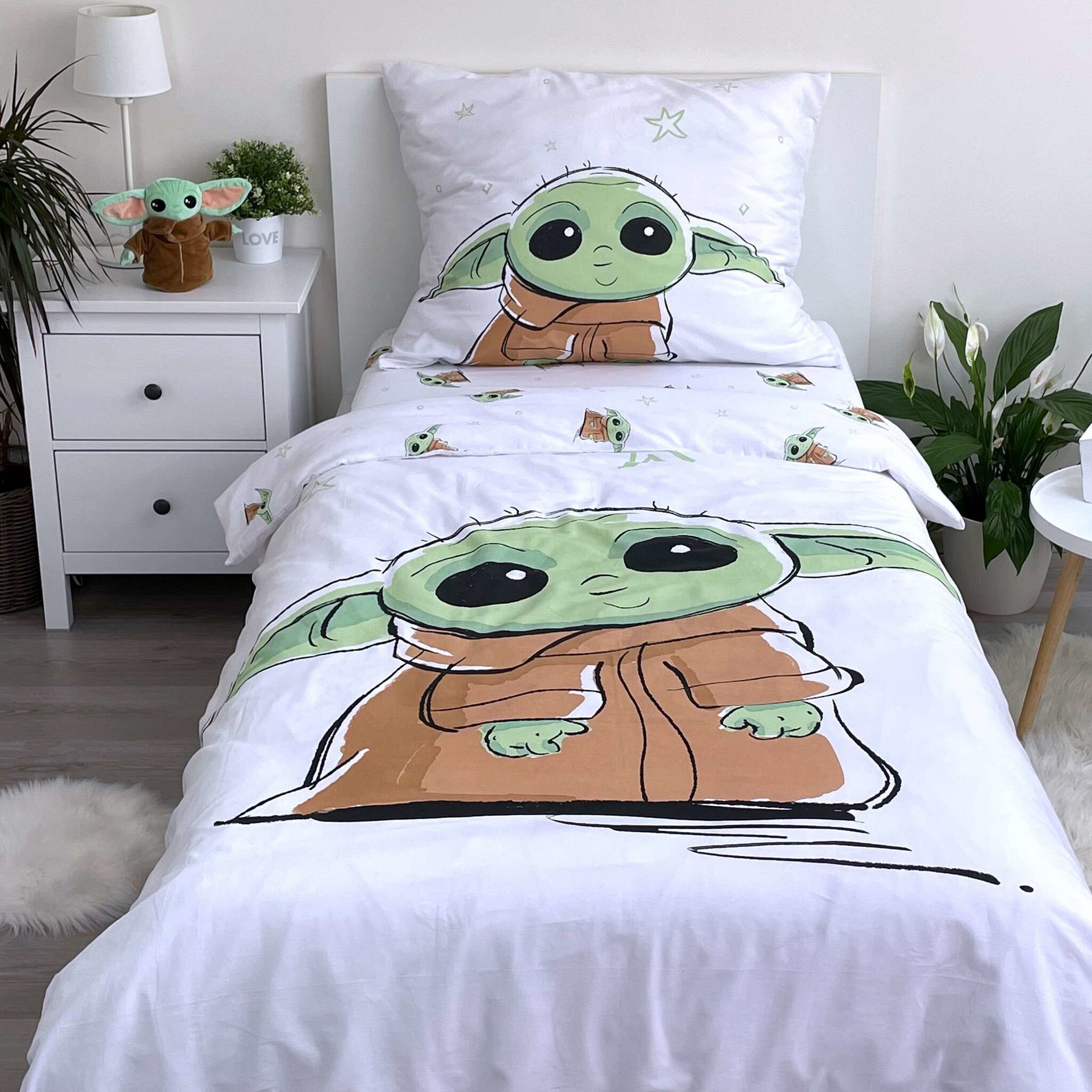 Star wars Star Wars Duvet cover Baby Yoda - 140 x 200 cm / 70 x 90 cm - Cotton