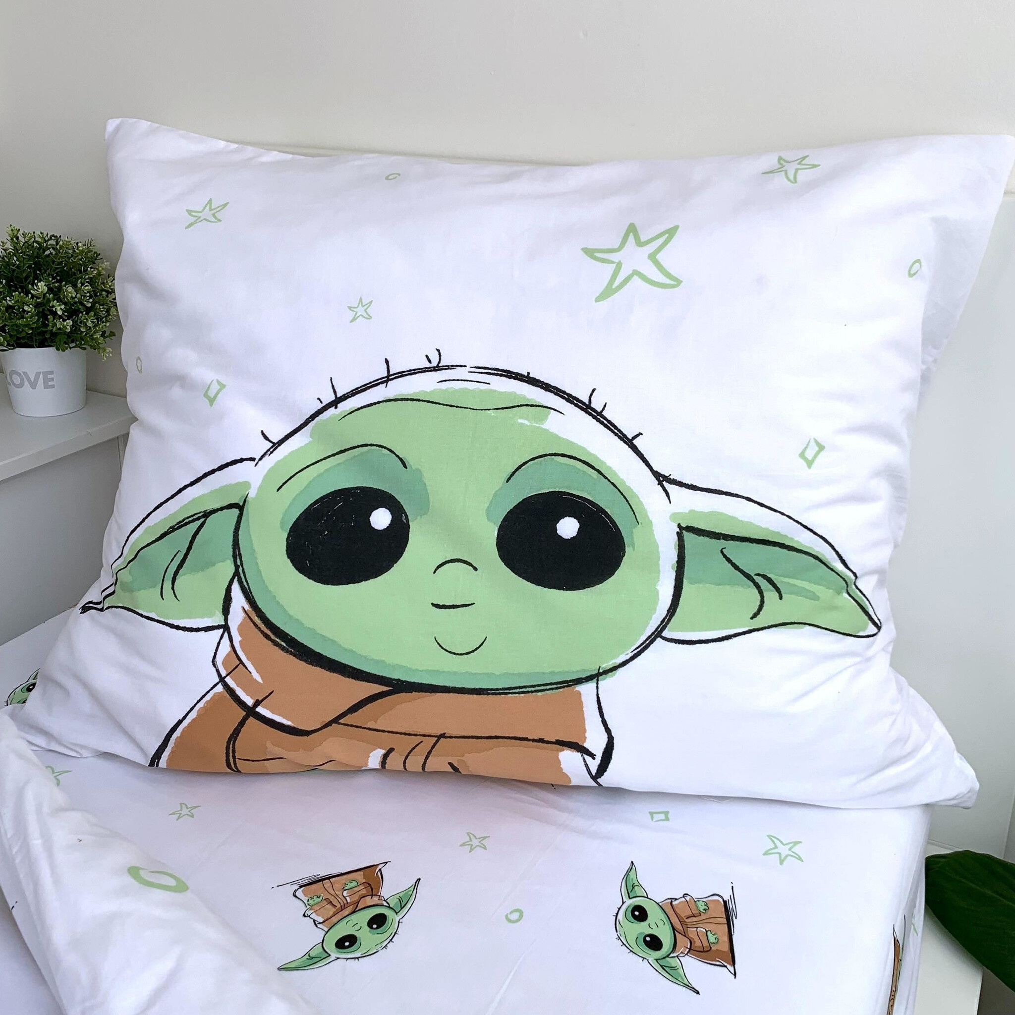 Star wars Star Wars Duvet cover Baby Yoda - 140 x 200 cm / 70 x 90 cm - Cotton