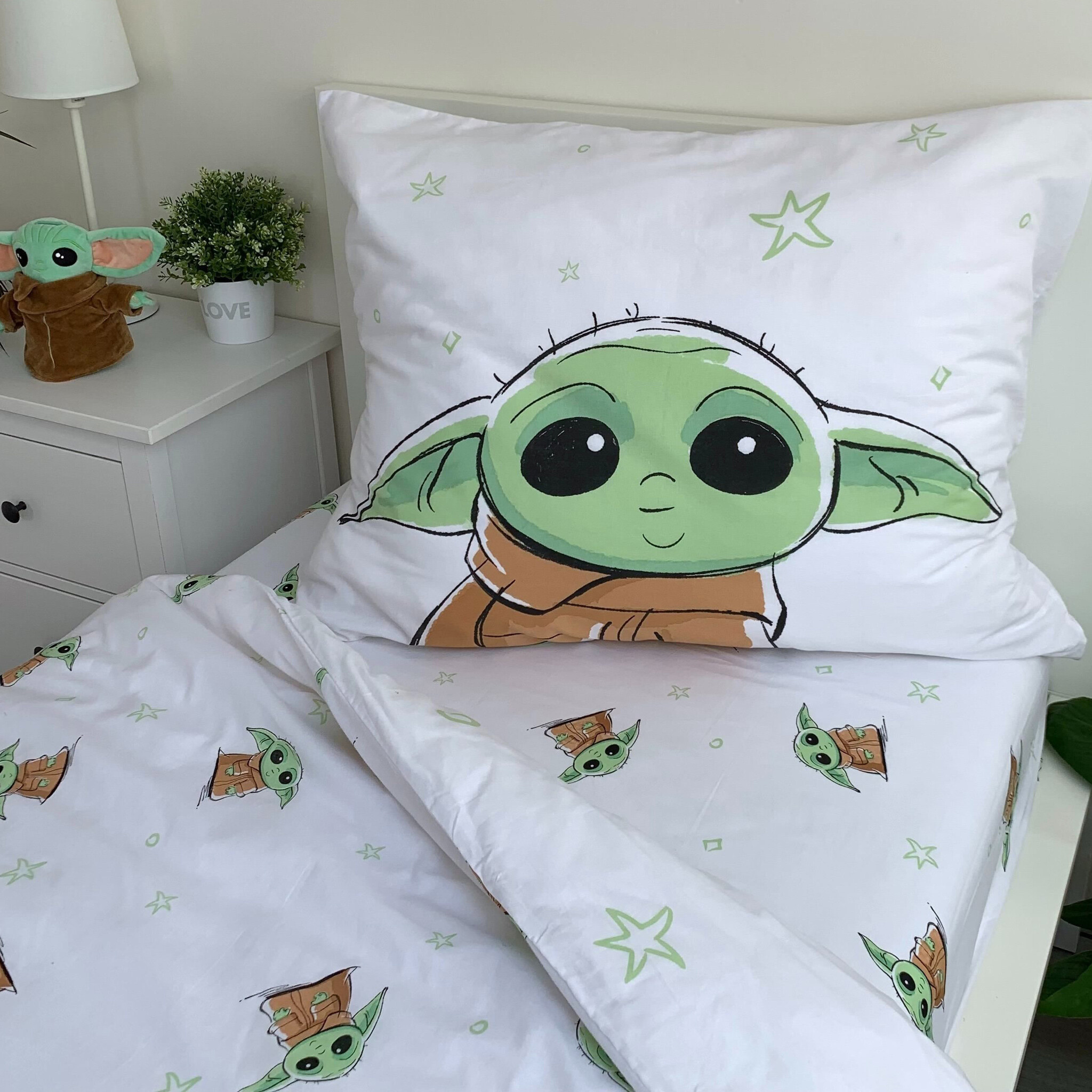 Star wars Star Wars Duvet cover Baby Yoda - 140 x 200 cm / 70 x 90 cm - Cotton