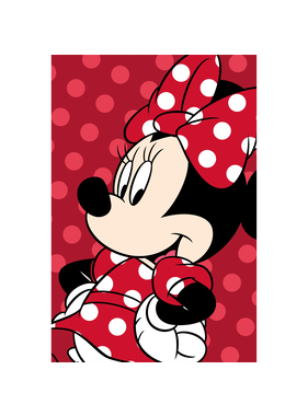 Disney Minnie Mouse Fleeceplaid - 100 x 150 cm - Polyester