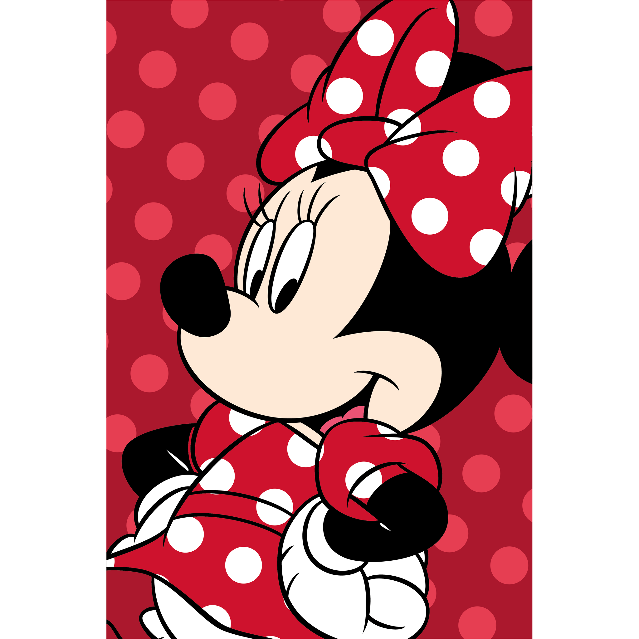 Disney Minnie Mouse Fleece plaid - 100 x 150 cm - Polyester