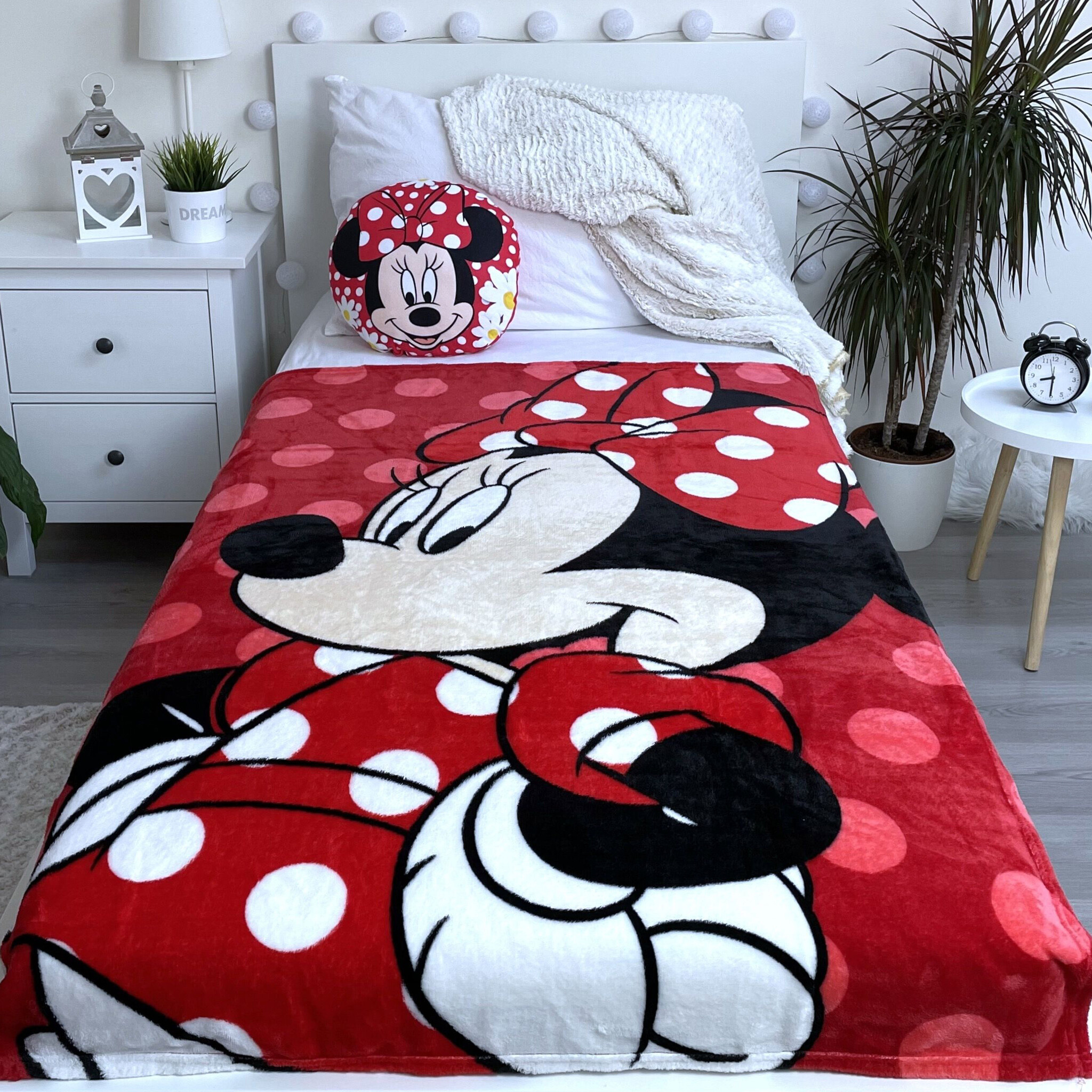 Disney Minnie Mouse Fleece plaid - 100 x 150 cm - Polyester