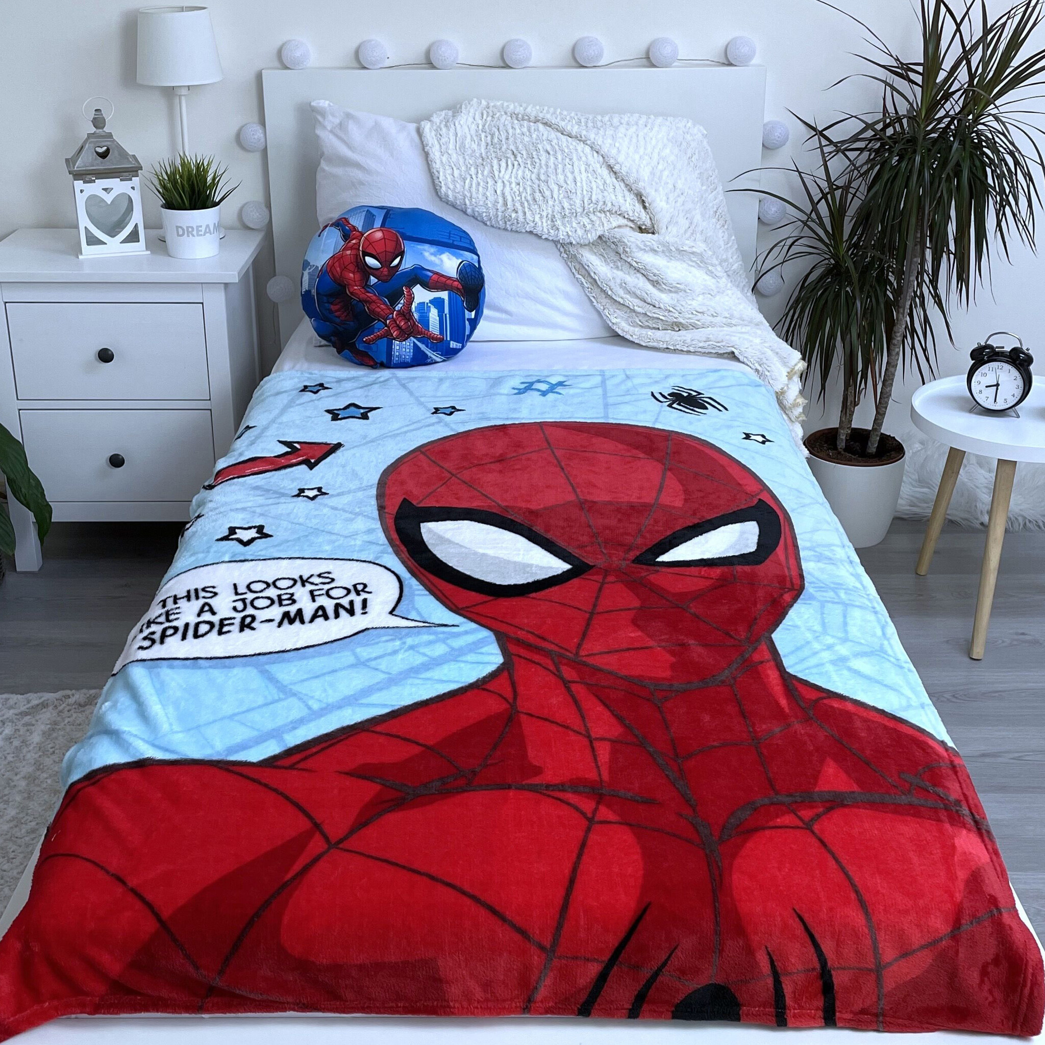 Spiderman Fleece plaid Web - 100 x 150 cm - Polyester