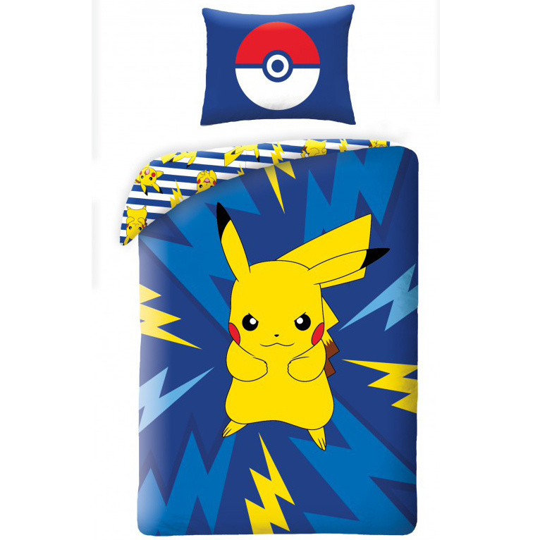 Pokemon Duvet cover, Power - Single - 140 x 200 cm - Cotton