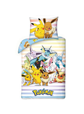 Pokemon Duvet cover Catch 'Em All 140 x 200 cm + 65 x 65 Cotton