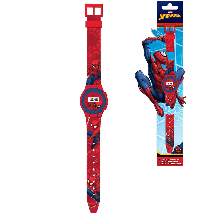 Spiderman Digitaal Horloge Hero - 22 cm