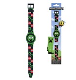 Minecraft Digitaal Horloge Creeper - 22 cm