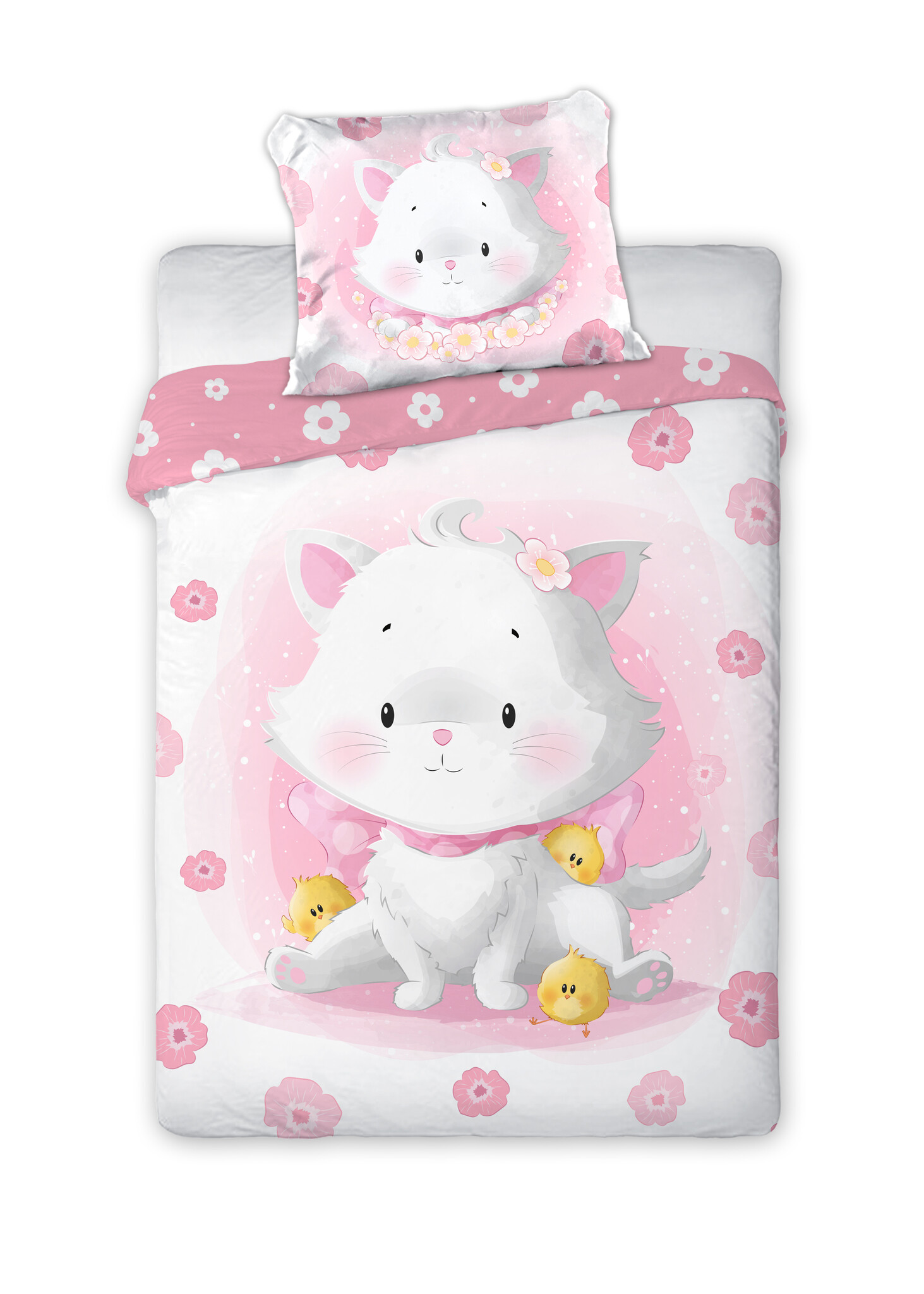 Cuddles BABY Duvet cover, Kitten - 100 x 135 cm - Cotton