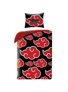 Naruto Duvet cover Red Cloud 140 x 200 cm + 70 x 90 cm Cotton