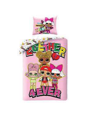 L.O.L. Surprise Duvet cover 2gether 4ever 140 x 200 cm + 70 x 90 cm Cotton