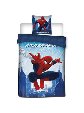 Spiderman Dekbedovertrek Jump 140 x 200 + 65 x 65 Polycotton