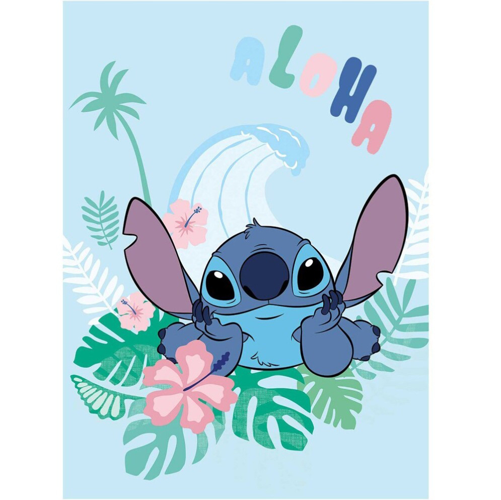 Disney Lilo & Stitch Fleeceplaid Aloha - 110 x 150 cm - Polyester