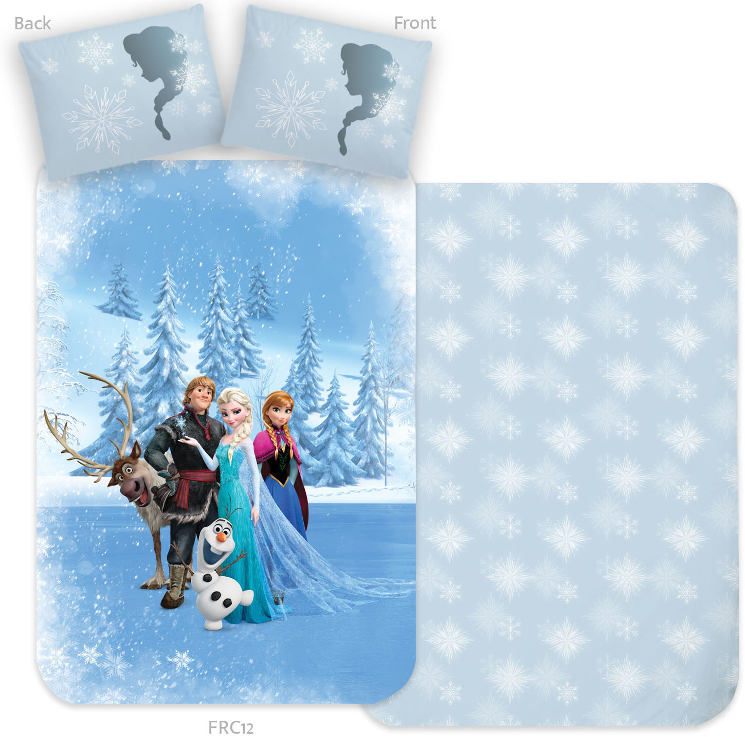 Disney Frozen BABY dekbedovertrek, Family - 100 x 135 cm - Katoen